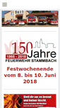Mobile Screenshot of feuerwehr-stammbach.de